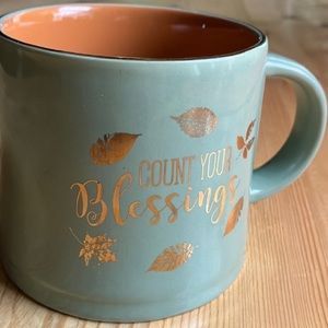 2/$30 Global Design Connections “Count Your Blessings” Gold Green Orange